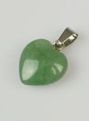 Pendentif Coeur Pierre Naturelle Aventurine Verte - 15mm