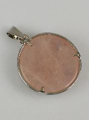 Pendentif Fleurs de Vie en Pierre de Quartz Rose - 25mm