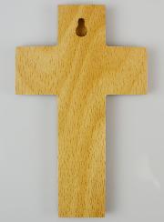 Croix Enfant en Bois - Jésus Lumière de Paix et d'Espérance