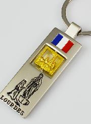 Porte-clés de Lourdes - Basilique Pivotante