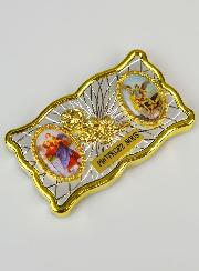 Plaque Auto Magnet St Christophe & Saint Michel
