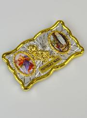 Plaque Auto Magnet St Christophe & N-D de Lourdes