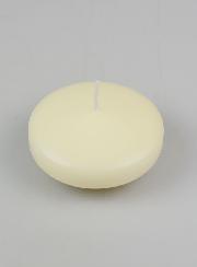 Grande Bougie Flottante Couleur Ivoire - 8 cm
