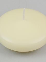 Grande Bougie Flottante Couleur Ivoire - 8 cm