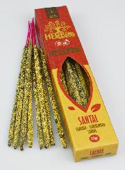 Bâtonnets d'Encens HERBIO Ecocertifiés - Santal 25g