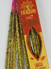 Bâtonnets d'Encens HERBIO Ecocertifiés - Santal 25g