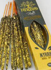 Bâtonnets d'Encens HERBIO Ecocertifiés - Myrrhe 25g