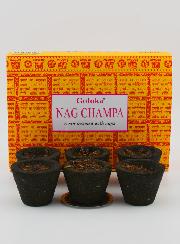 Coupelles d'Encens Naturel Goloka - Nag Champa