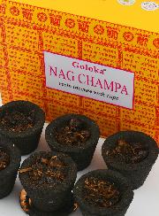 Coupelles d'Encens Naturel Goloka - Nag Champa
