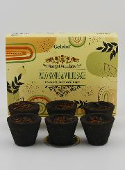 Coupelles d'Encens Naturel Goloka - Sauge Blanche & Palo Santo