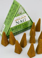 Encens Cônes Vijayshree 15g - Sauge Blanche