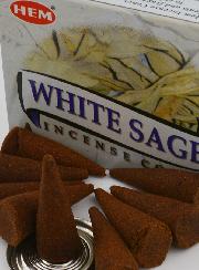 Encens en Cônes - Sauge Blanche