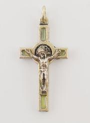 Pendentif Croix de Saint Benoit - Fluo