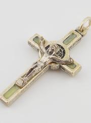 Pendentif Croix de Saint Benoit - Fluo