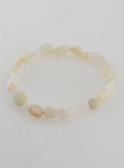 Bracelet en Pierre de Lune Roulée Véritable