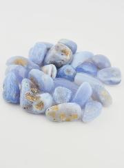 Pierre Naturelle Roulée - Calcédoine Bleue