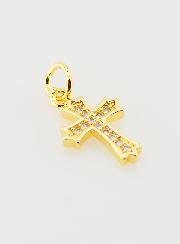 Pendentif Croix Baroque Zirconiums