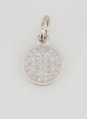 Médaille de Saint Benoît en Acier Inoxydable - 10mm