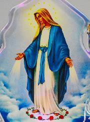 Statue Vierge Miraculeuse Lumineuse