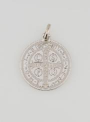 Médaille de Saint Benoît en Acier Inoxydable - 19mm