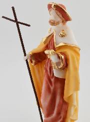 Statue de Saint-Jacques de Compostelle en Albâtre - 17cm