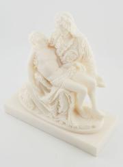 Statue La Pietà de Michel-Ange en Albâtre - 18 cm