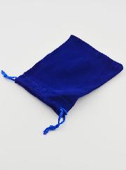 Pochette Chapelet Cadeau Velours 12cm - Bleu
