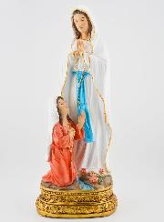 Statue Religieuse - Apparitions de Notre Dame de Lourdes - 30 cm