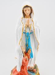 Statue Religieuse - Apparitions de Notre Dame de Lourdes - 30 cm
