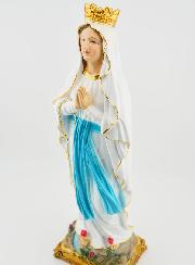 Statue Religieuse Vierge Couronnée - 30cm