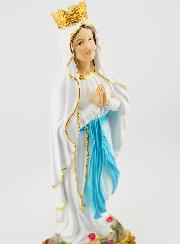 Statue Religieuse Vierge Couronnée - 30cm