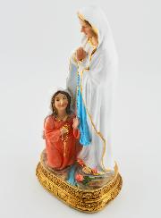 Statue Religieuse - Apparitions de Notre Dame de Lourdes - 20 cm