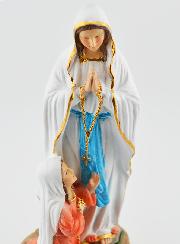 Statue Religieuse - Apparitions de Notre Dame de Lourdes - 20 cm