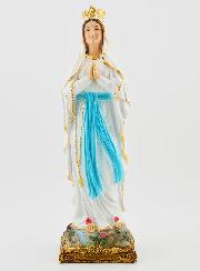 Statue Religieuse Vierge Couronnée - 20cm