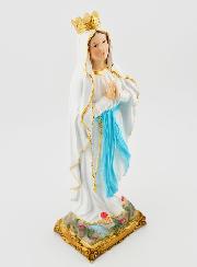 Statue Religieuse Vierge Couronnée - 20cm