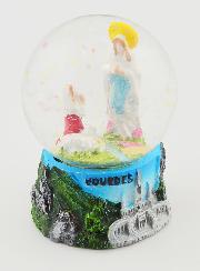 Boule Neige Apparitions de Lourdes - 6cm