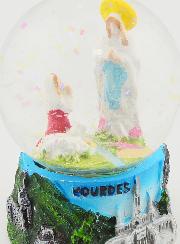 Boule Neige Apparitions de Lourdes - 6cm