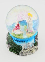 Boule Neige Apparitions de Lourdes & Sanctuaire - 9cm
