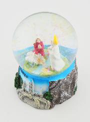Boule Neige Apparitions de Lourdes & Sanctuaire - 9cm