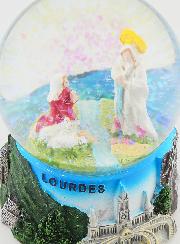 Boule Neige Apparitions de Lourdes & Sanctuaire - 9cm