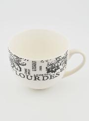 Souvenir de Lourdes - Tasse Lourdes Décor Feuillage 200ml