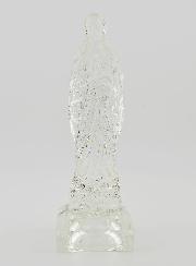 Statue Religieuse Notre Dame de Lourdes en Verre - 13cm