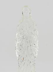 Statue Religieuse Notre Dame de Lourdes en Verre - 13cm