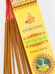 Encens Indien Ayurvedic - 15 Bâtonnets - Fresh Nature
