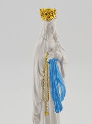 Statue Religieuse Vierge Marie Couronnée - 10cm