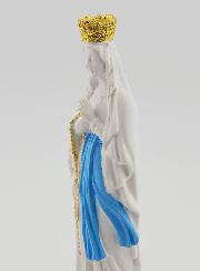 Statue Religieuse Vierge Marie Couronnée - 10cm