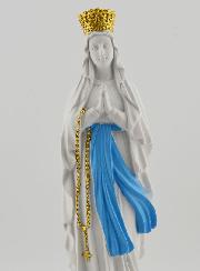 Statue Religieuse Vierge Marie Couronnée - 20cm