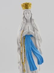 Statue Religieuse Notre Dame de Lourdes - 20cm