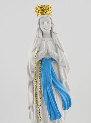 Statue Religieuse Notre Dame de Lourdes - 25cm