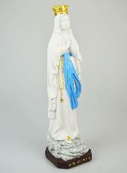 Statue Religieuse Vierge Marie Couronnée - 40cm